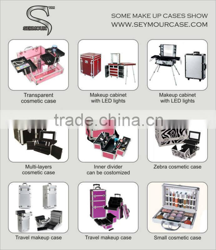 4 in 1 Rolling Aluminum Professional Makeup Case