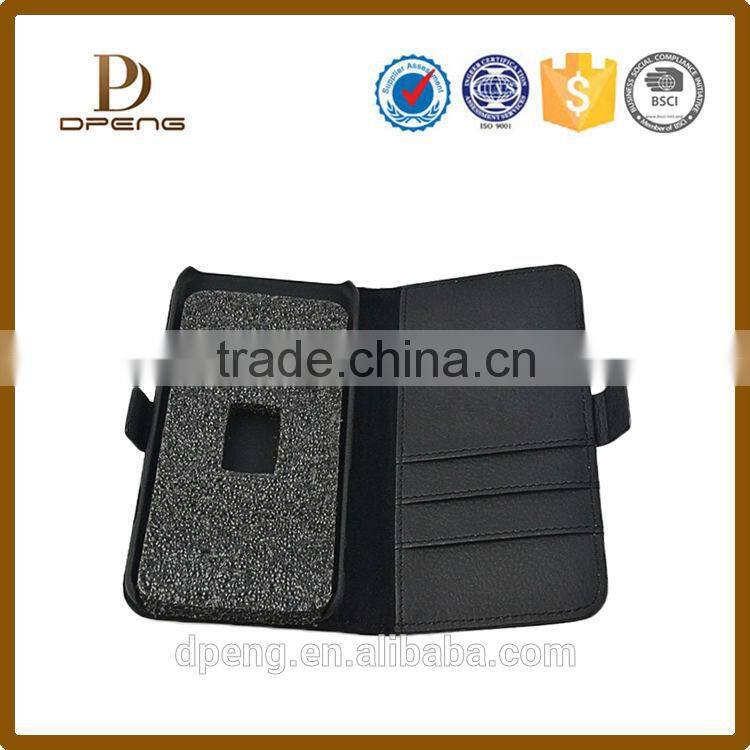 custom mobile phone case card holder wallet phone case leather for iphone 6