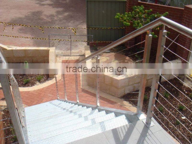 outdoor stainless steel cable rails