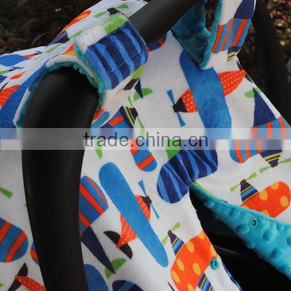 53% Off Outdoor Used Baby Boy Minky Soft Turquoise Car Seat Canopy