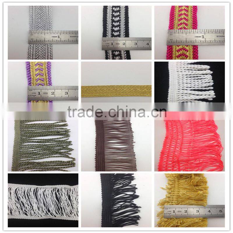 high tenacity polyester metallic gold bias tape