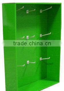 Display shelf with color cardboard for card sleeve