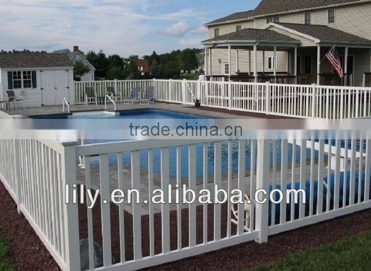 popular style pvc picket fencing
