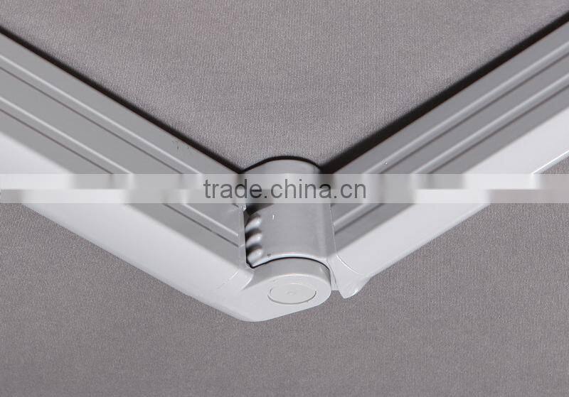 4.5m*2.5m-LED Retractable Full Cassette Folding arm Awning