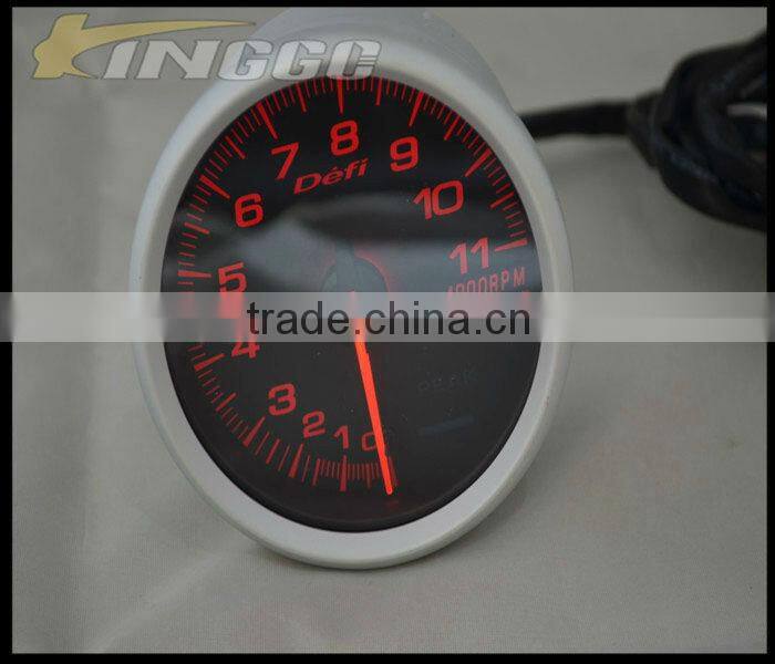 80MM DF Advanced BF Tachometer Auto Gauge 11000 RPM Tachometer Gauge With Blue Red White Light