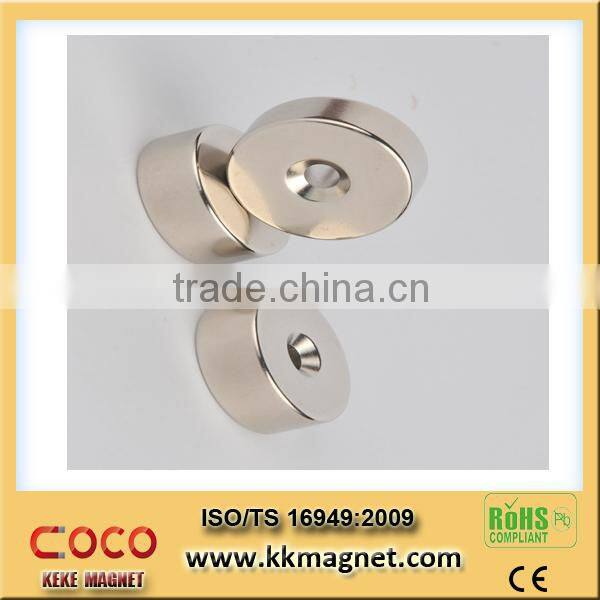 D28*d10.1*11.94mm Strong Sintered Ndfeb Magnets with Teflon Coating