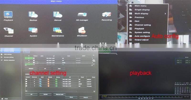 onvif nvr software h.264 network digital video recorder system nvr