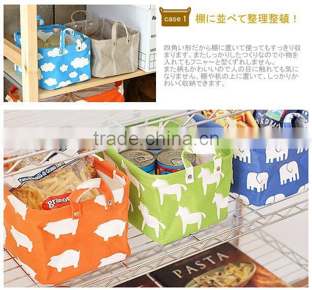 Home/Office Storage Box;Storage Box Flowers Pattern;COTTON 100% Material Storage Box