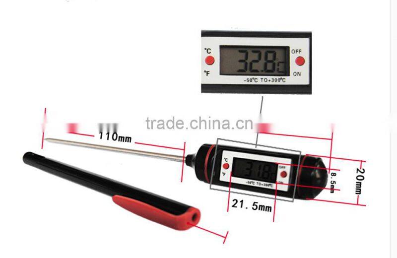 New Digital Cooking Food Probe meat cooking bbq thermometer stainless steel