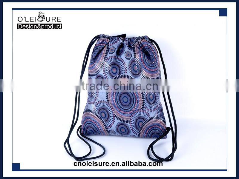 Liberty Bags Large Drawstring Backpack Sport Bag GYM bag for 2015