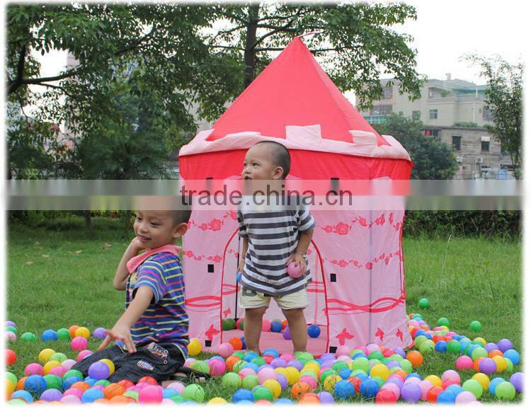 Folding castle children kids play tent