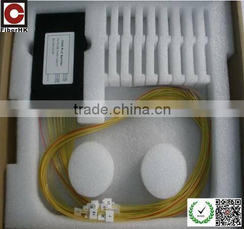 single / multimode rack-mount fiber optical splitter 1*4 plc