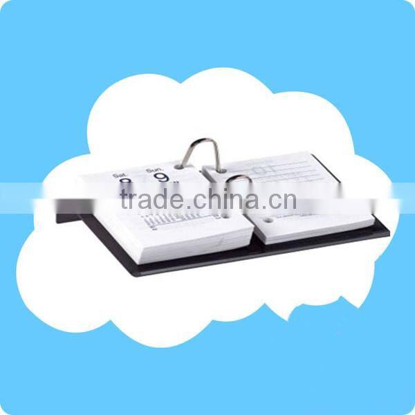 High quality clear plastic acrylic calendar desk