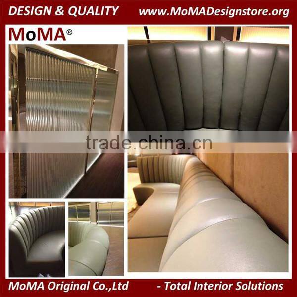 Booth Seating For Restaurant/Restaurant Leather Sofa Dining Set