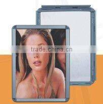 FLY factory price A1,A2,A3,A4 snap poster frame,metal picture frame, A-FRAME silver snap frame