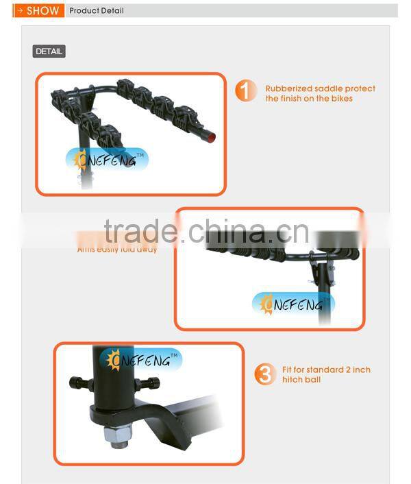 Ball Mounted Bike Rack/4 Bicycle Carrier