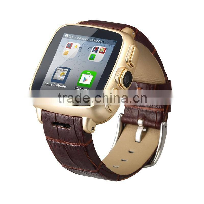 New Bluetooth Smart Watch Android 4.4.2 Smart Watch Dual Core,Webcam Wifi Fm Camera with Bluetooth Support