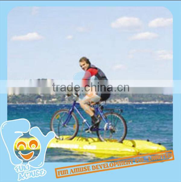 Funny water pedal bike foldable for sale