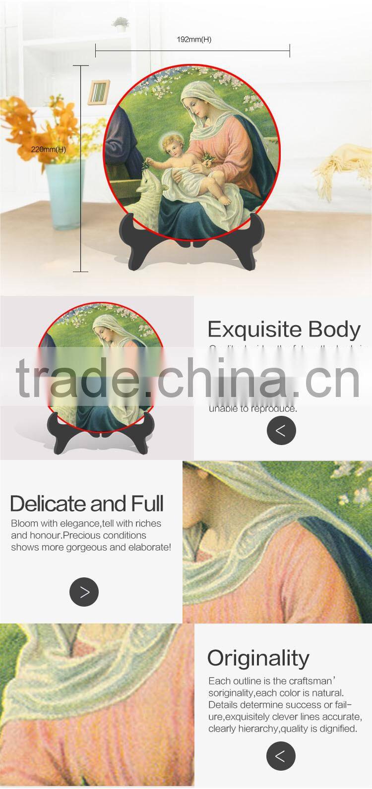 Eco friendly plate color spray 192mm customized home decor for absorbing harmful gas,purifying the air