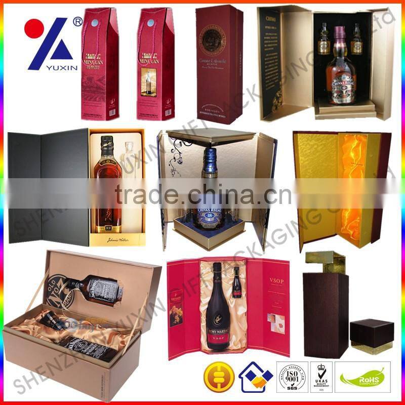 Luxury Wine Bottle Box Tube paper box