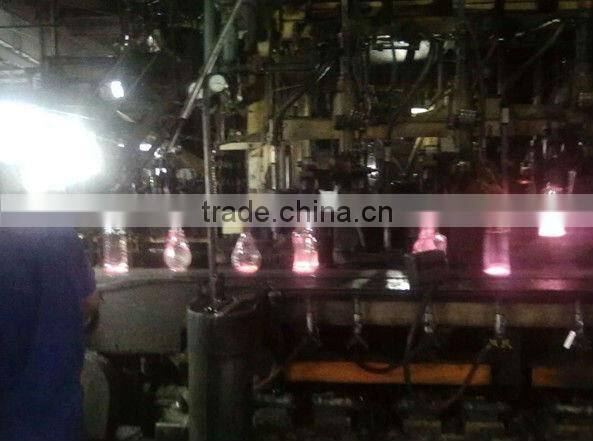 Clear glass cup with OEM decal logo