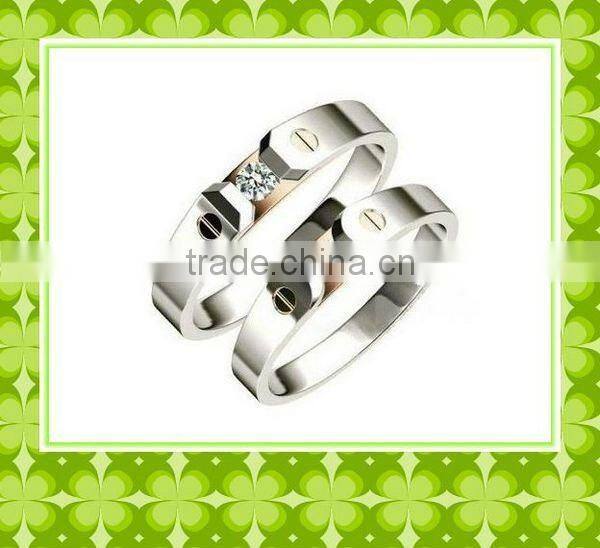 41001 gold diamond titanium rings for wedding