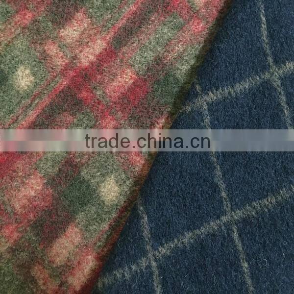 yarn dyed knitted terry wool fabric for winter coat