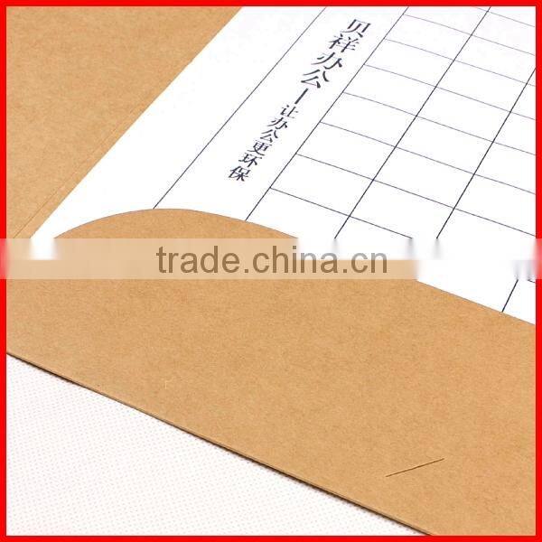 Eco-friendly Durable Kraft Paper File Folder Wholesale