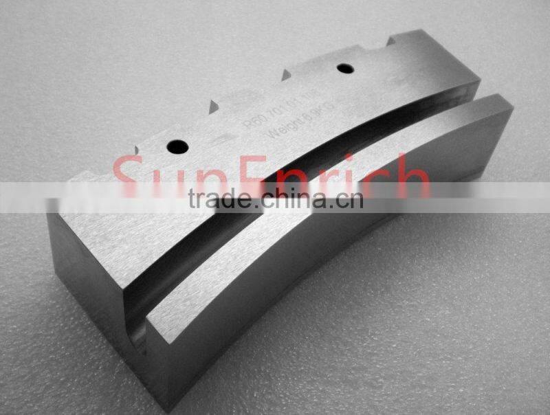 High density tungsten alloy as counterweight or balance weight