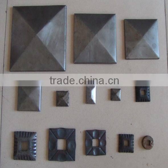decorated wrought iron gate design caps for fence,gate,stairing