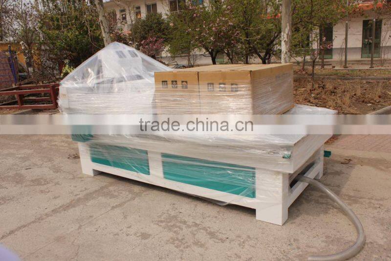3D wood door cnc router engraving lathe machine 1325 with 2 spindle