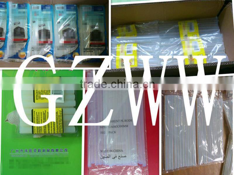 Very clear transparent silicon bars / hot melt glue stick