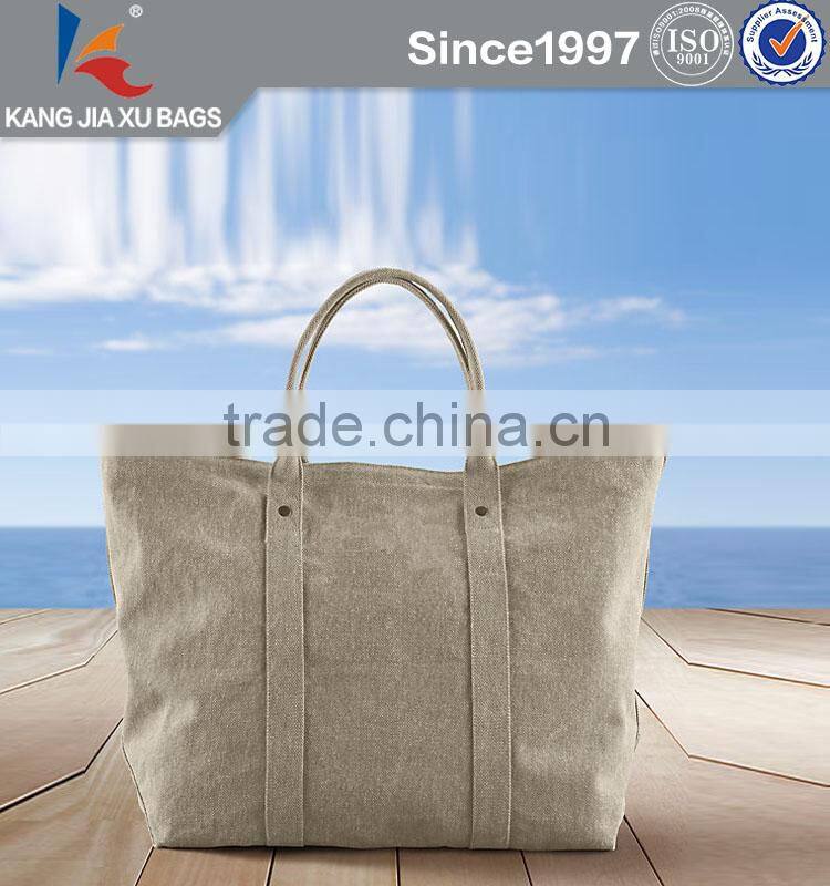 Luxury Full Color Print Canvas Beach Bag Durable and Waterproof