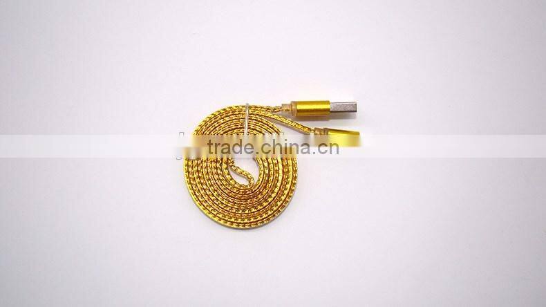 2016 High Quality Fast Charging Sync 5Pin/8Pin Micro USB Data Cable for Smart Phone
