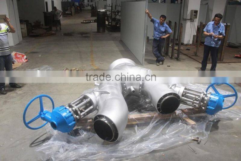 Jacketed vessel bottom reversing valve,Melt Valve,Stainless Steel Valve