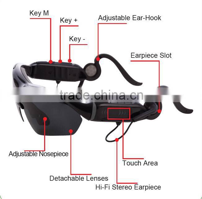 K1 Wireless Bluetooth Glasses Fashion and Cool Sunglasses