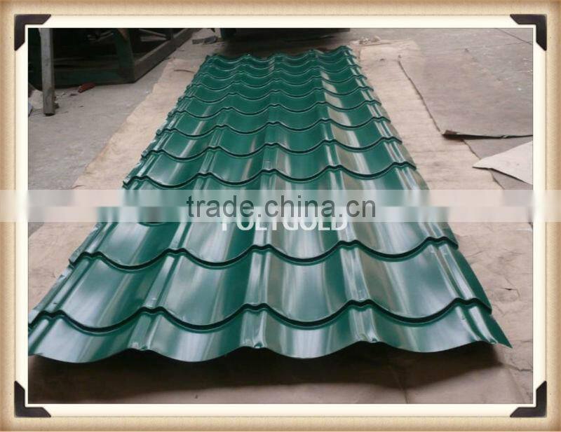 colorful corrugated steel roofing sheets/construction material