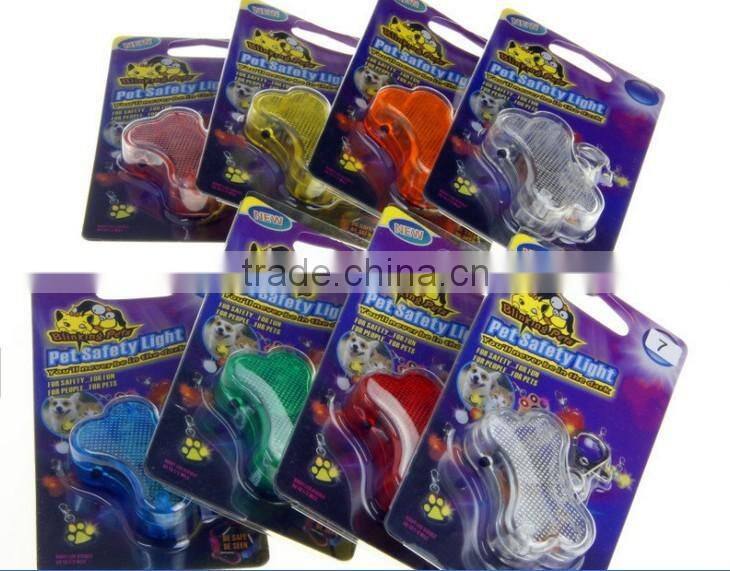 2016 hot popular LED pet safety light led pet light