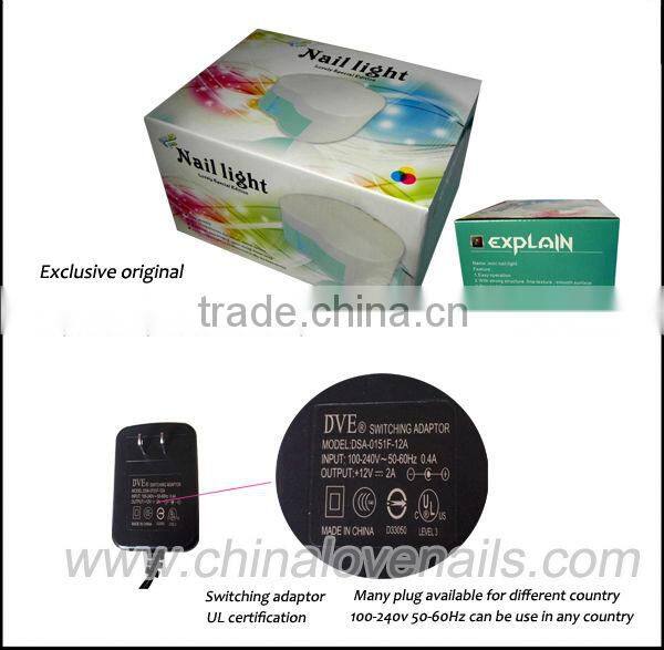 Home Use Wholesale - 9W LED Nail UV Lamp AC110V 230V POWER9W Nail Art Machine Tool Beauty Dryer