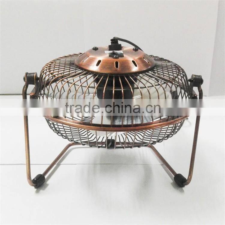 5V Mini usb cooling fan with bronze color