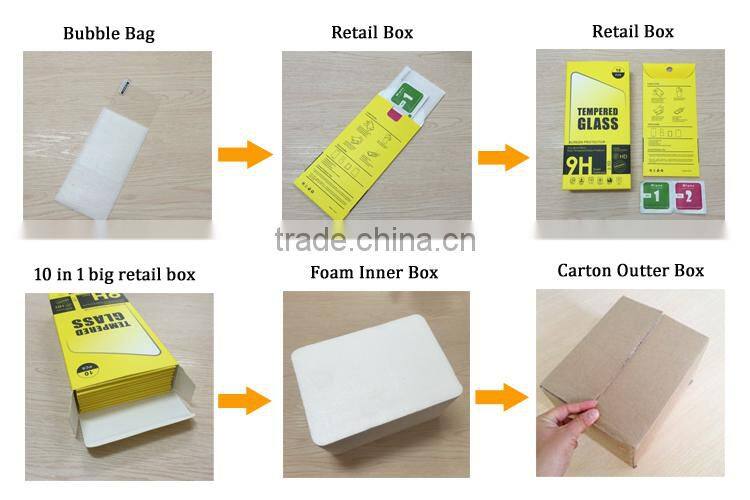 2016 top quality 0.26 mm 9H 2.5D Tempered Glass Screen Protector for iPhone 6