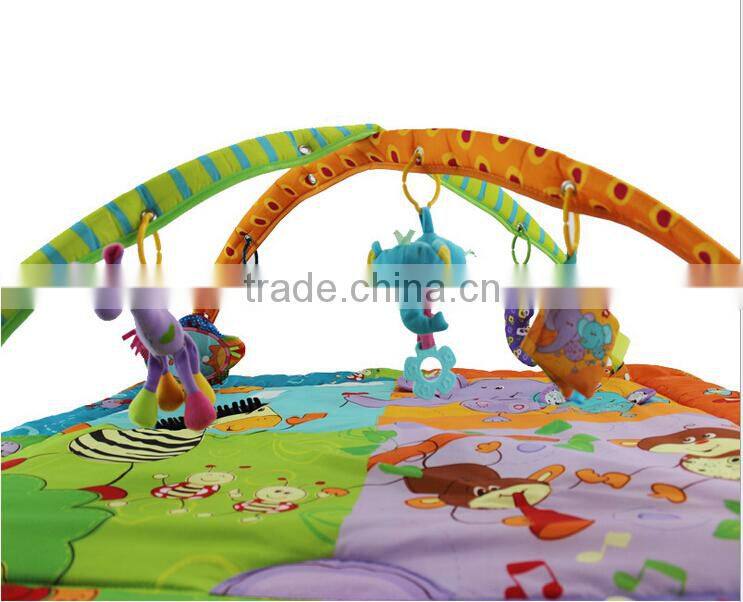2015 Hot Sale Multi Activity Soft Plush Toy Children Cushionad Paly Mat for Baby