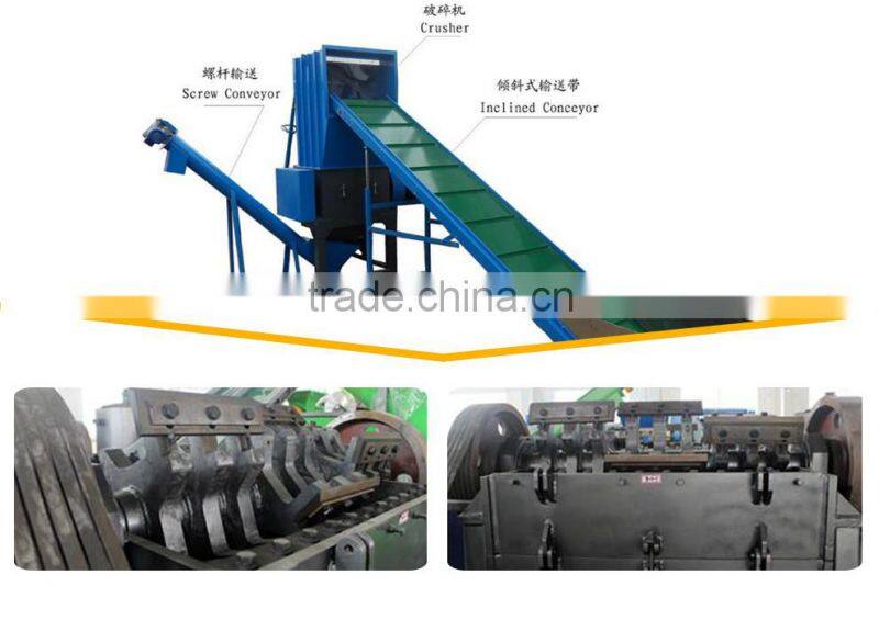 Automatic Waste Plastic Crusher And Washing Machine