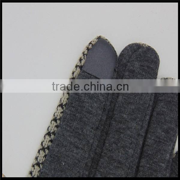 2016 NEW China Supplier Fashion Micro Velvet Hand Gloves For Men