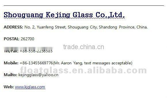 1.5mm edge polished clear sheet glass