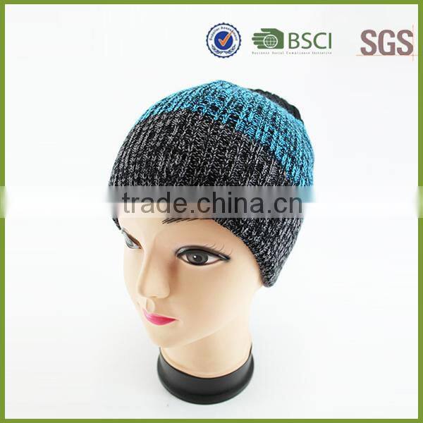 Wholesale knitted hat beanies in winter hats men custom knitted hat