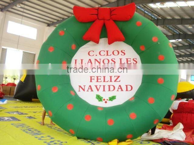 2016 Selling small inflatable christmas decoration for activity