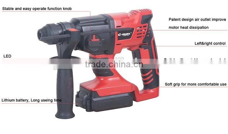 2015 Best-seller 3.0Ah Li-ion Powered 20mm Hammer Drill GT13071