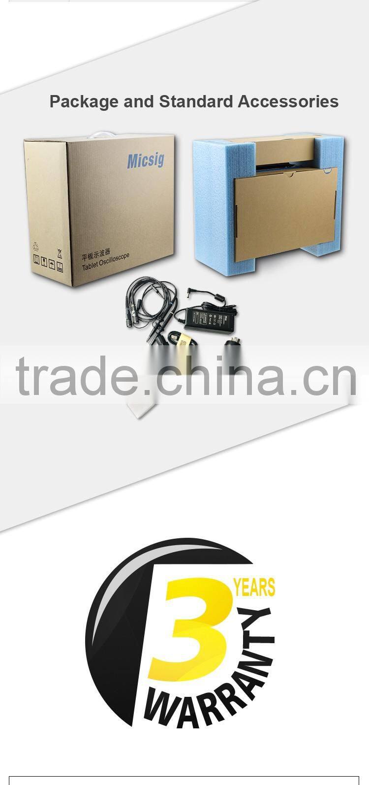 Digital Tablet Oscilloscope TO1104 100 MHz 4CH 28Mpts with battery and belt bring you new oscilloscope experience