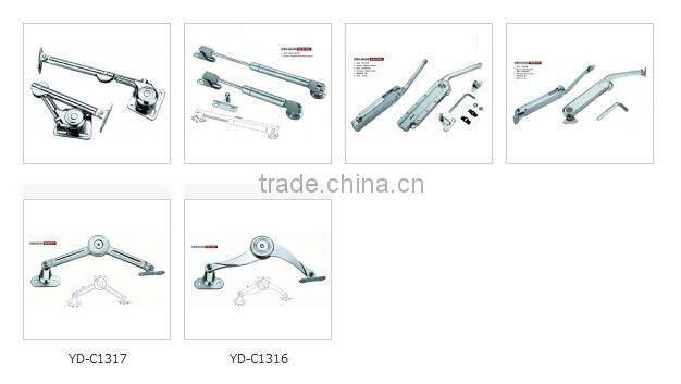 Rubber/Iron head furniture gas spring lid support/cabinet door gas spring (60N,80N,100N,120N,150N) /kitchen cabinet door stay